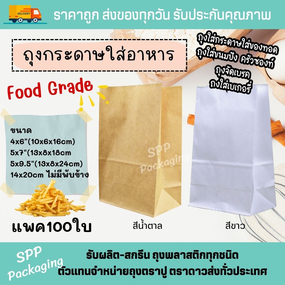 ถุงกระดาษใส่อาหาร (1)